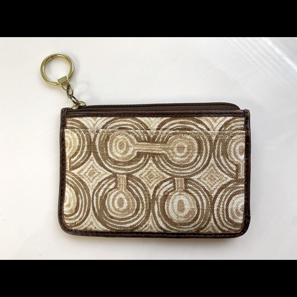 Coach change pouch